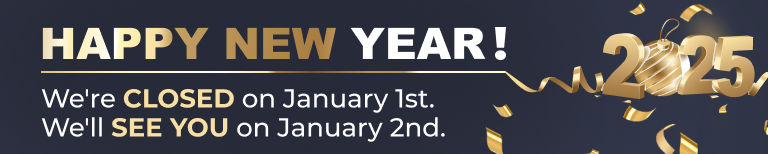 We're closed on January 1st. We'll see you on January 2nd | Honest-1 Auto Care Milltown